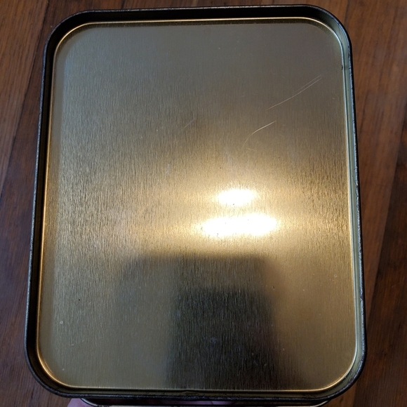 Vintage 1983‎ bristolware chein industries teddy bear metal tin with handles - Picture 8 of 8